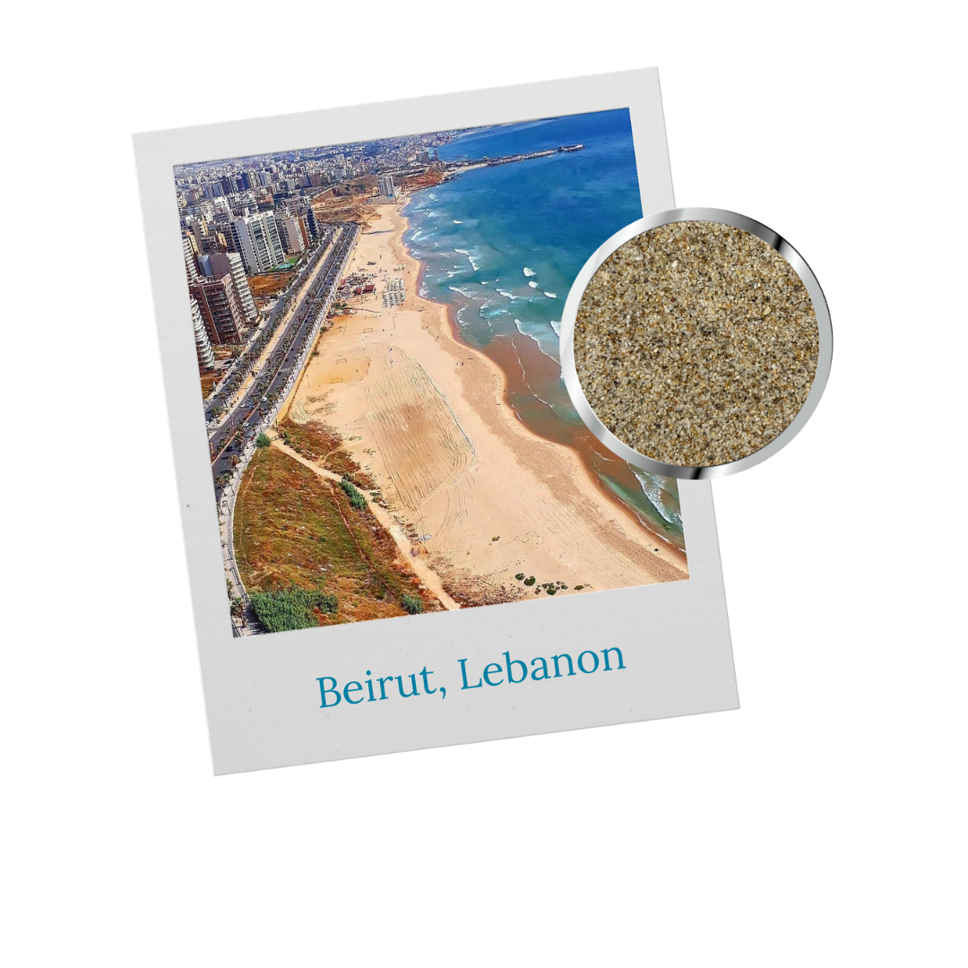 Lebanon sand beach